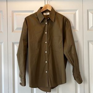 Frankie Shop Lui Button Down Cotton Shirt!
